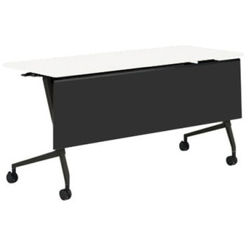 81F5AD MAS1 マルカ サイドフォールドテーブル 棚板無 樹脂幕板付 1500×600 オカムラ(岡村製作所) 07122949