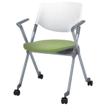 H141BA FFW6 リータ2 4本脚キャスタータイプ 肘付 ホワイトシェル オカムラ(岡村製作所) 07124358