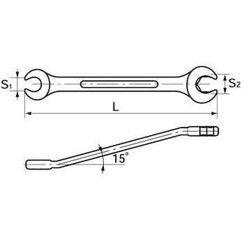 ブレーキパイプ用メガネレンチ KTC ブレーキパイプ用メガネレンチ