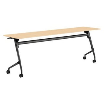 81F5AJ MAS2 マルカ サイドフォールドテーブル 棚板無 樹脂幕板無 2100×600 オカムラ(岡村製作所) 07128811