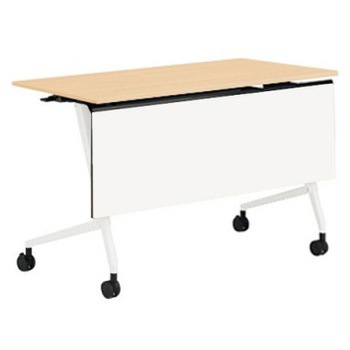 81F5AF MDA8 マルカ サイドフォールドテーブル 棚板無 樹脂幕板付 1200×600 オカムラ(岡村製作所) 07128856