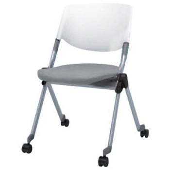 H141ZA FFW9 リータ2 4本脚キャスタータイプ 肘なし ホワイトシェル オカムラ(岡村製作所) 07129888