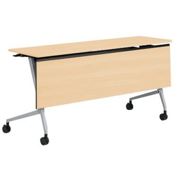 81F5ZC MQ87 �}���J �T�C�h�t�H�[���h�e�[�u�� �I�� �ؖږ��t 1500�~450 �I�J����(�������쏊) �L���X�^�[�L   81F5ZC MQ87 07131936