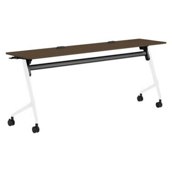 81F5EX MDB6 マルカ サイドフォールドテーブル コンセントユニット付 棚板無 樹脂幕板無 1800×450 オカムラ(岡村製作所) 07132189