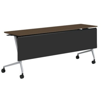 81F5AA MDA3 マルカ サイドフォールドテーブル 棚板無 樹脂幕板付 1800×450 オカムラ(岡村製作所) 07132338