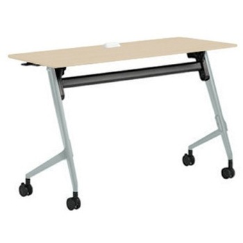 81F5ER MDA1 マルカ サイドフォールドテーブル コンセントユニット付 棚板無 樹脂幕板無 1200×450 オカムラ(岡村製作所) 07132749