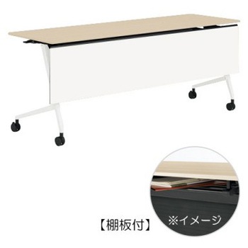 81F5BB MDB4 �}���J �T�C�h�t�H�[���h�e�[�u�� �I�t �������t 1800�~600 �I�J����(�������쏊) �L���X�^�[�L 07133860