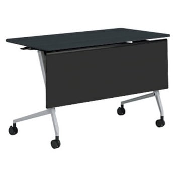 81F5AF MER8 マルカ サイドフォールドテーブル 棚板無 樹脂幕板付 1200×600 オカムラ(岡村製作所) 07134000