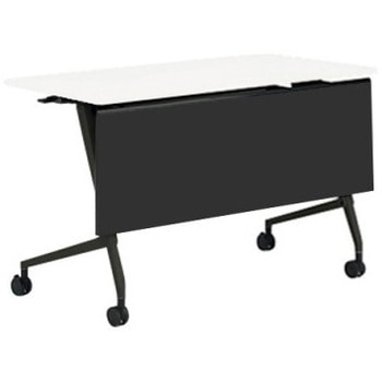 81F5AF MAS1 マルカ サイドフォールドテーブル 棚板無 樹脂幕板付 1200×600 オカムラ(岡村製作所) 07134587