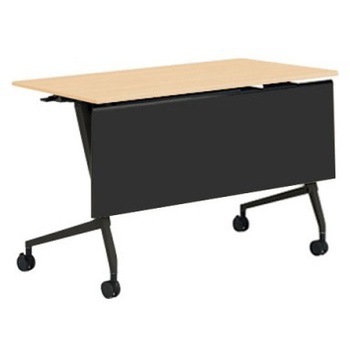 81F5AF MAS2 マルカ サイドフォールドテーブル 棚板無 樹脂幕板付 1200×600 オカムラ(岡村製作所) 07134596