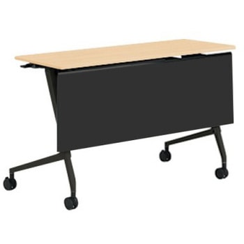 81F5AE MAS2 マルカ サイドフォールドテーブル 棚板無 樹脂幕板付 1200×450 オカムラ(岡村製作所) 07137701