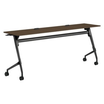 81F5EX MDA6 マルカ サイドフォールドテーブル コンセントユニット付 棚板無 樹脂幕板無 1800×450 オカムラ(岡村製作所) 07137798