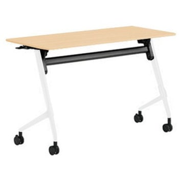 81F5AT MDA8 マルカ サイドフォールドテーブル 棚板無 樹脂幕板無 1200×600 オカムラ(岡村製作所) 07139137