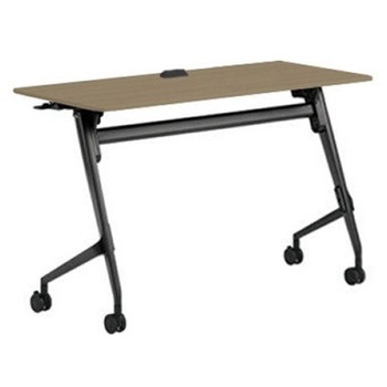 81F5ET MDA5 マルカ サイドフォールドテーブル コンセントユニット付 棚板無 樹脂幕板無 1200×600 オカムラ(岡村製作所) 07139758