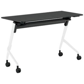 81F5BT MET8 マルカ サイドフォールドテーブル 棚板付 樹脂幕板無 1200×600 オカムラ(岡村製作所) 07139767