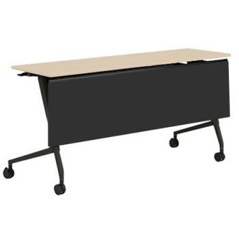 81F5AC MDA4 マルカ サイドフォールドテーブル 棚板無 樹脂幕板付 1500×450 オカムラ(岡村製作所) 07143328