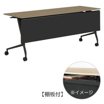 81F5BB MDA5 �}���J �T�C�h�t�H�[���h�e�[�u�� �I�t �������t 1800�~600 �I�J����(�������쏊) �L���X�^�[�L 07144186