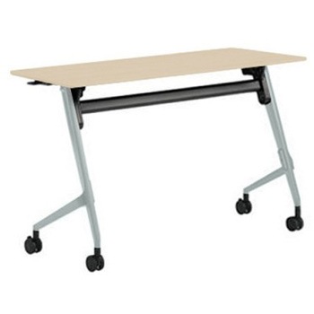 81F5AR MDA1 マルカ サイドフォールドテーブル 棚板無 樹脂幕板無 1200×450 オカムラ(岡村製作所) 07148027