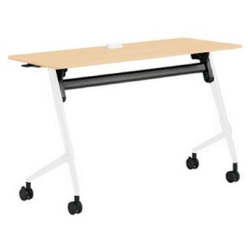 81F5ER MDA8 マルカ サイドフォールドテーブル コンセントユニット付 棚板無 樹脂幕板無 1200×450 オカムラ(岡村製作所) 07148210