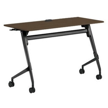 81F5ET MDA6 マルカ サイドフォールドテーブル コンセントユニット付 棚板無 樹脂幕板無 1200×600 オカムラ(岡村製作所) 07149856