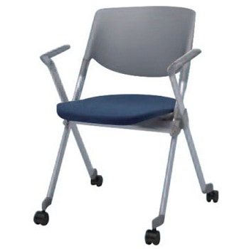 H141BS FFW4 リータ2 4本脚キャスタータイプ 肘付 グレーシェル オカムラ(岡村製作所) 07150861