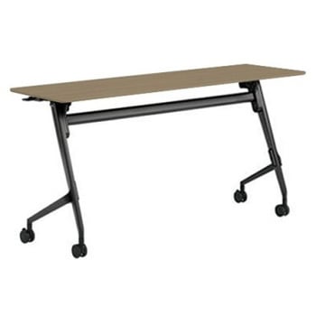 81F5AW MDA5 マルカ サイドフォールドテーブル 棚板無 樹脂幕板無 1500×450 オカムラ(岡村製作所) 07153880