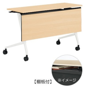 81F5YE MDA8 �}���J �T�C�h�t�H�[���h�e�[�u�� �I�t �ؖږ��t 1200�~450 �I�J����(�������쏊) �L���X�^�[�L   81F5YE MDA8 07153898