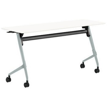 81F5AZ MP11 マルカ サイドフォールドテーブル 棚板無 樹脂幕板無 1500×600 オカムラ(岡村製作所) 07155255