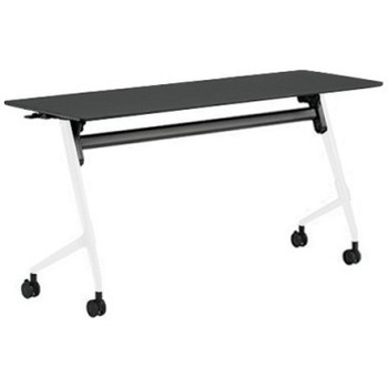 81F5AZ MET8 マルカ サイドフォールドテーブル 棚板無 樹脂幕板無 1500×600 オカムラ(岡村製作所) 07155447