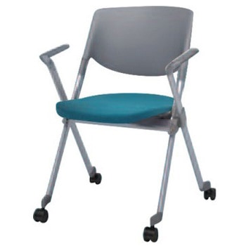 H141BS FFW5 リータ2 4本脚キャスタータイプ 肘付 グレーシェル オカムラ(岡村製作所) 07156436