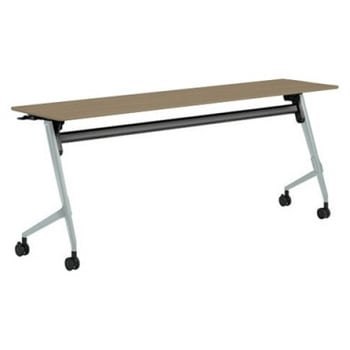 81F5AX MDA2 マルカ サイドフォールドテーブル 棚板無 樹脂幕板無 1800×450 オカムラ(岡村製作所) 07158640