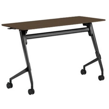 81F5AR MDA6 マルカ サイドフォールドテーブル 棚板無 樹脂幕板無 1200×450 オカムラ(岡村製作所) 07158710