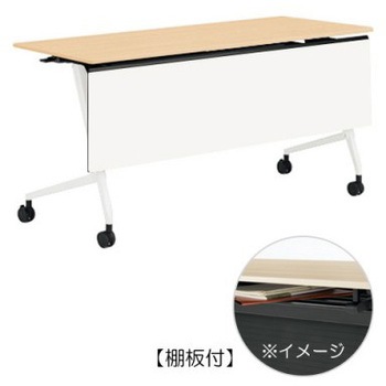 81F5BD MDA8 �}���J �T�C�h�t�H�[���h�e�[�u�� �I�t �������t 1500�~600 �I�J����(�������쏊) �L���X�^�[�L 07160101