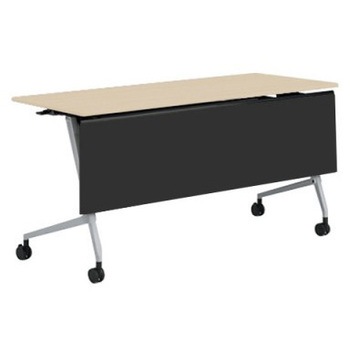 81F5AD MDA1 マルカ サイドフォールドテーブル 棚板無 樹脂幕板付 1500×600 オカムラ(岡村製作所) 07160925