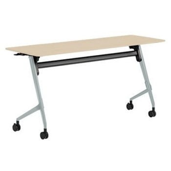 81F5AZ MDA1 マルカ サイドフォールドテーブル 棚板無 樹脂幕板無 1500×600 オカムラ(岡村製作所) 07160941