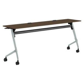 81F5EX MDA3 マルカ サイドフォールドテーブル コンセントユニット付 棚板無 樹脂幕板無 1800×450 オカムラ(岡村製作所) 07164005