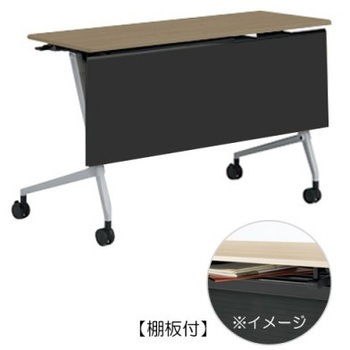 81F5BE MDA2 �}���J �T�C�h�t�H�[���h�e�[�u�� �I�t �������t 1200�~450 �I�J����(�������쏊) �L���X�^�[�L 07164337