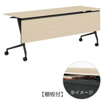 81F5YB MDA4 �}���J �T�C�h�t�H�[���h�e�[�u�� �I�t �ؖږ��t 1800�~600 �I�J����(�������쏊) �L���X�^�[�L   81F5YB MDA4 07165615