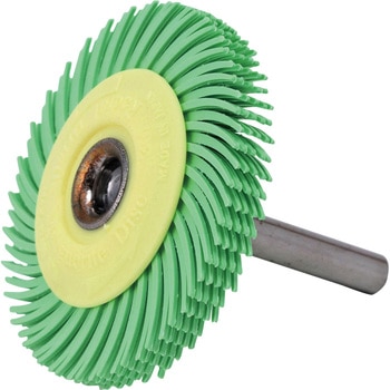 ラジアル・ブリッスル マーガレット ディスク 50.8mm(2インチ)外径6mm軸付 3M(スリーエム)