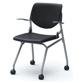 81S1CL PB20 ���i �l�X�e�B���O �I�t  �w�p�b�h�t �u���b�N�V�F�� �V���o�[�t���[�� �i�C�����o�� �I�J����(�������쏊) �r��4�{�r �O���[���w���@:�K�� �L���X�^�[�L ����820mm��565mm���s560mm  81S1CL PB20 07171328