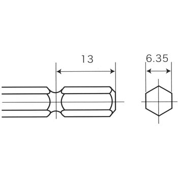 鉄工用六角軸ドリル NACHI(不二越)