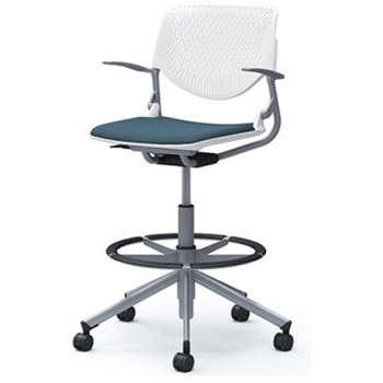 81S2GE FMV0 ���i 5�{�r�n�C�`�F�A �I�t  �w�p�b�h�� �z���C�g�V�F�� �V���o�[�t���[�� �i�C�����o�� �I�J����(�������쏊) �O���[���w���@:�K�� ����1000�`1154mm��565mm���s560mm  81S2GE FMV0 07184181