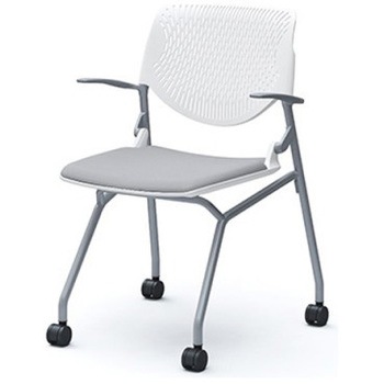 81S1AE FM19 ���i �l�X�e�B���O �I�t  �w�p�b�h�� �z���C�g�V�F�� �V���o�[�t���[�� �i�C�����o�� �I�J����(�������쏊) �O���[���w���@:�K�� ����820mm��565mm���s560mm  81S1AE FM19 07193378