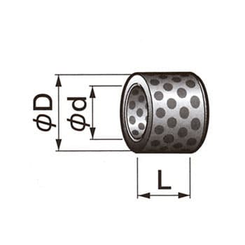 SPB-354540 #500SP ブッシュ 1個 オイレス工業 【通販サイトMonotaRO】