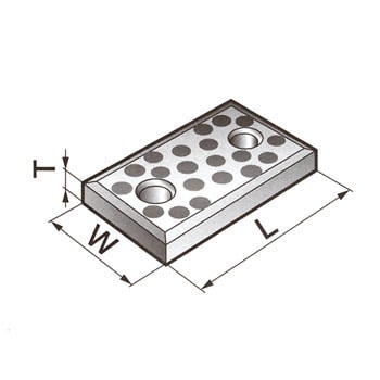 SWP-100250 #500SP ウェアプレート汎用タイプ 1個 オイレス工業 【通販