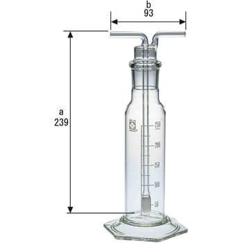 柴田科学〕SPCガス洗浄びん 250mL 014510-250〔〕 | sport-u.com