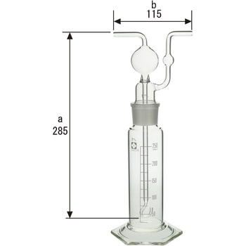 洗浄びん ドレッセル 250ml SIBATA(柴田科学) ガス洗浄瓶 【通販