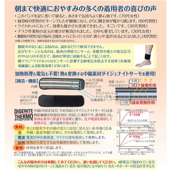 脚ツランワイドホット2本組 足首ベルト 血行促進 秋冬 冷え 足つり こむら返り対策 欄華