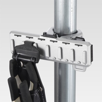 セフホルダー丸型建材用 クランプ式 金属 6連 タジマツール(TJMデザイン)