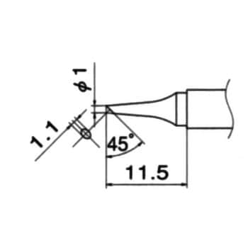 こて先(T12・鉛フリーはんだ対応)